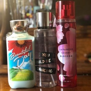 A bundle of Victoria Secret and bath body works!!